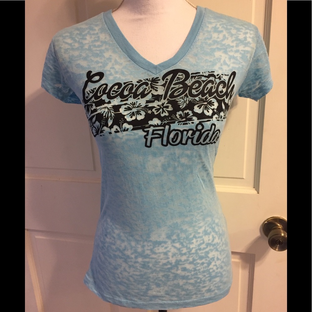 US Apparel CocoBeach Blue/Tee Size S
